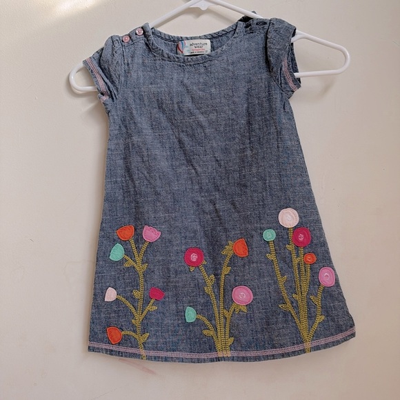 Adventure Way By Copper Key Denim Girls Dress -  Col: Blue Size: 3T - Picture 1 of 4